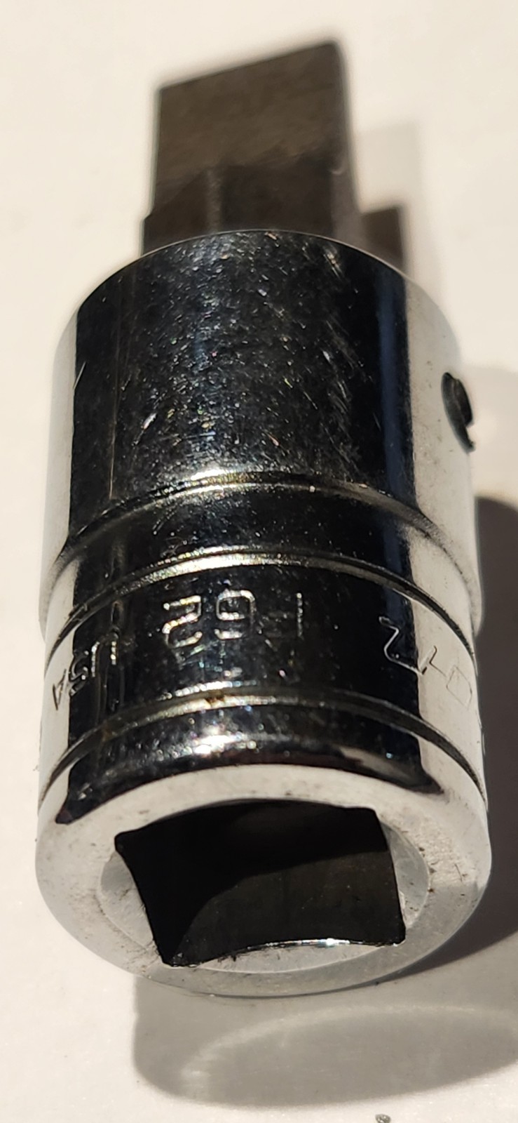 Snap On 3/8″ Drive 3/8″ Flat Tip Short Bit Driver Socket USA F62E