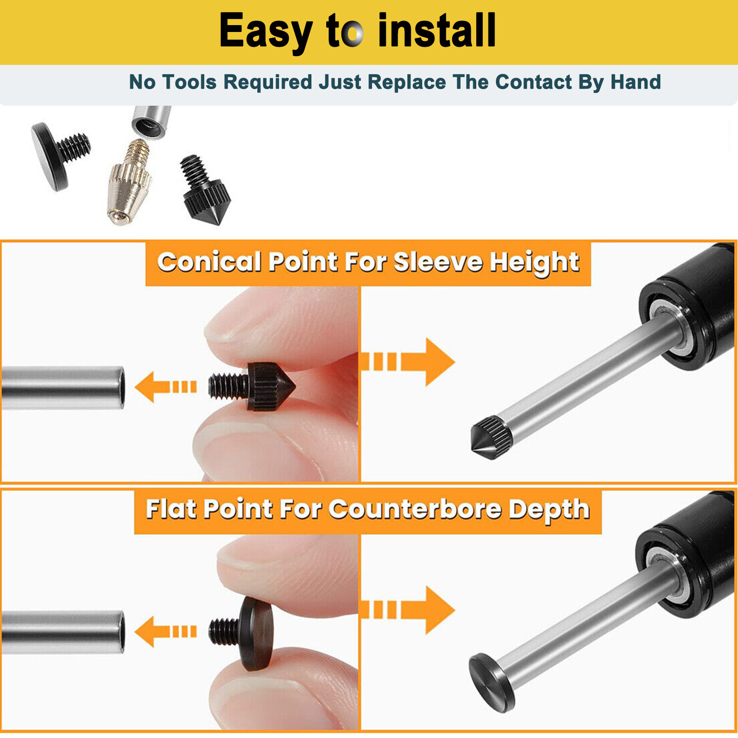 6434 Sleeve Height and Counter Bore Gauge for All Diesel Engines Range 0-1.00