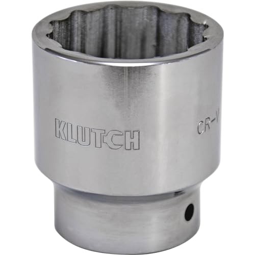 Klutch Socket, SAE, 1 11/16in., 3/4in.-Drive, 12-Pt.