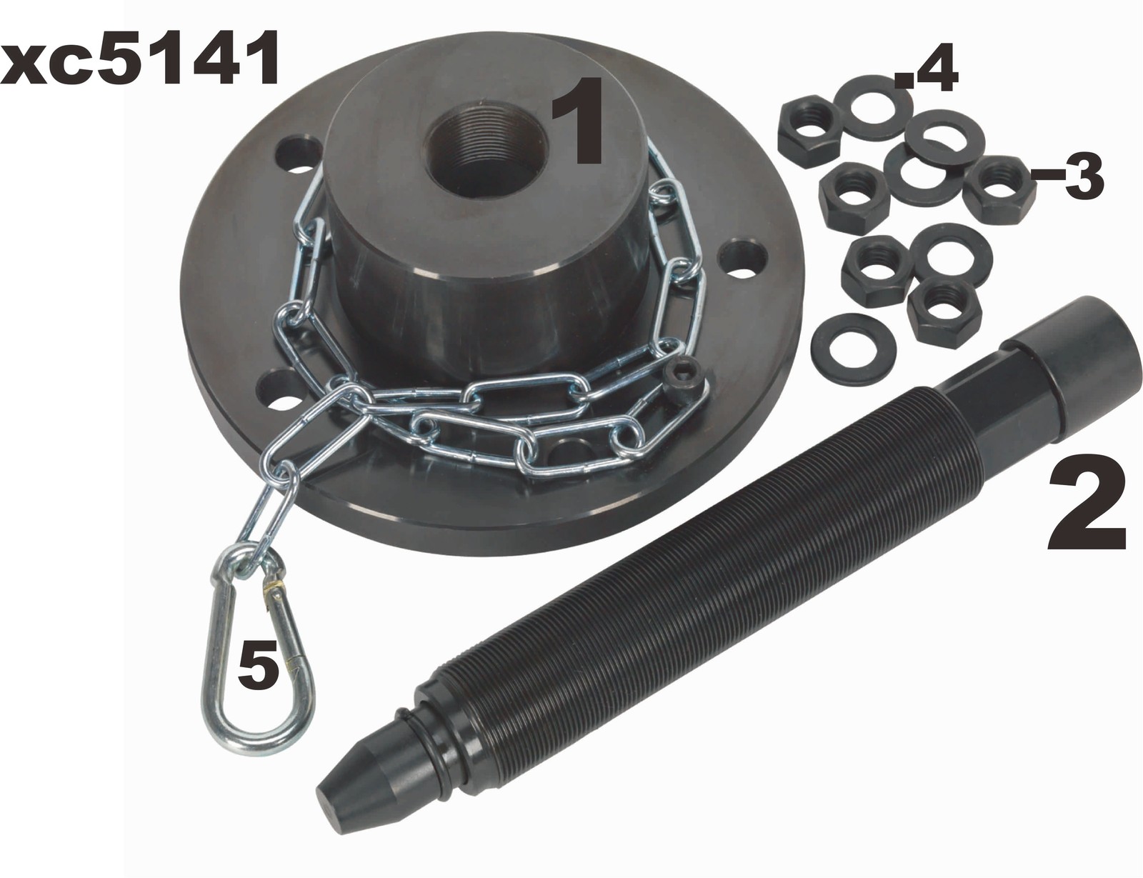 10 Ton Hydraulic Wheel Hub Puller Tool – Fits VW Audi Peugeot Citroen