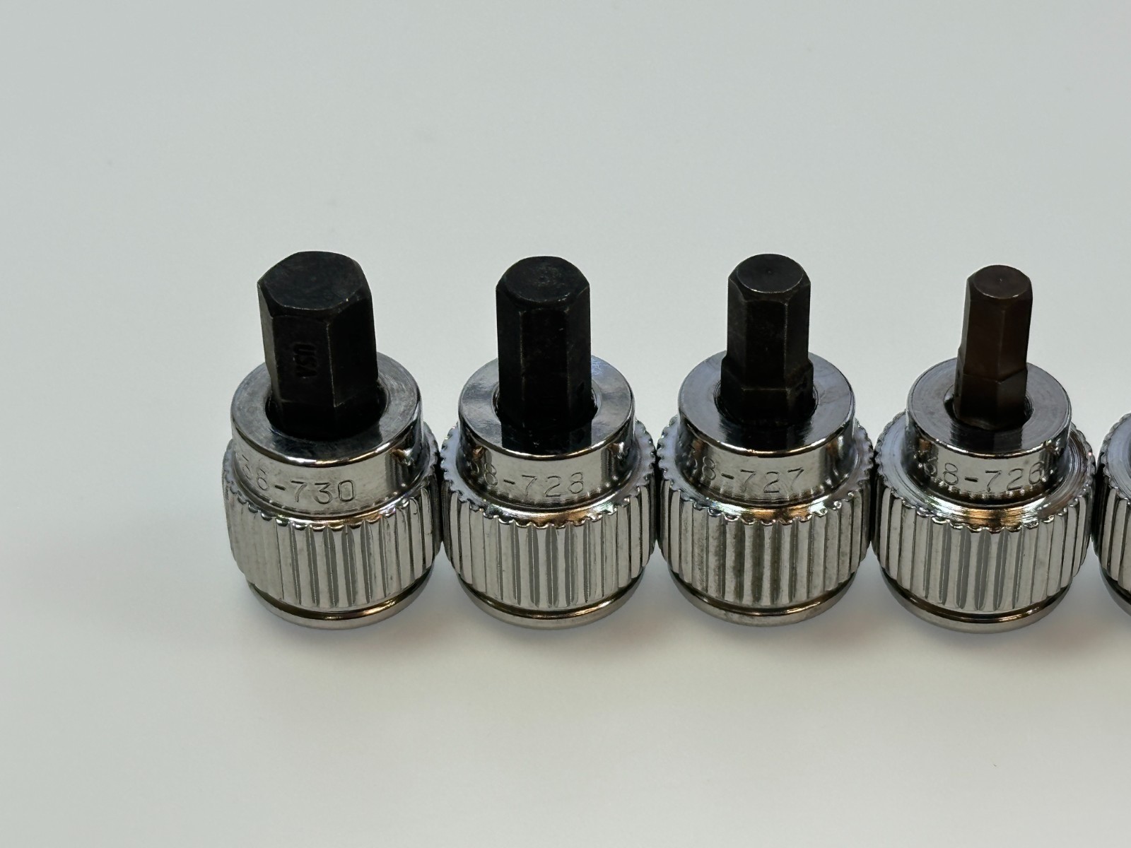 Armstrong Tools USA 6pc Metric 4mm-10mm Hex Bit ELIMINATOR Socket Set (New NOS)
