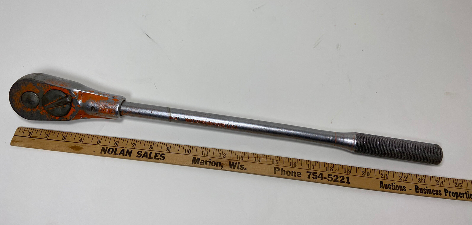 Williams H-51A 3/4 Drive Ratchet Head with Handle Made In USA