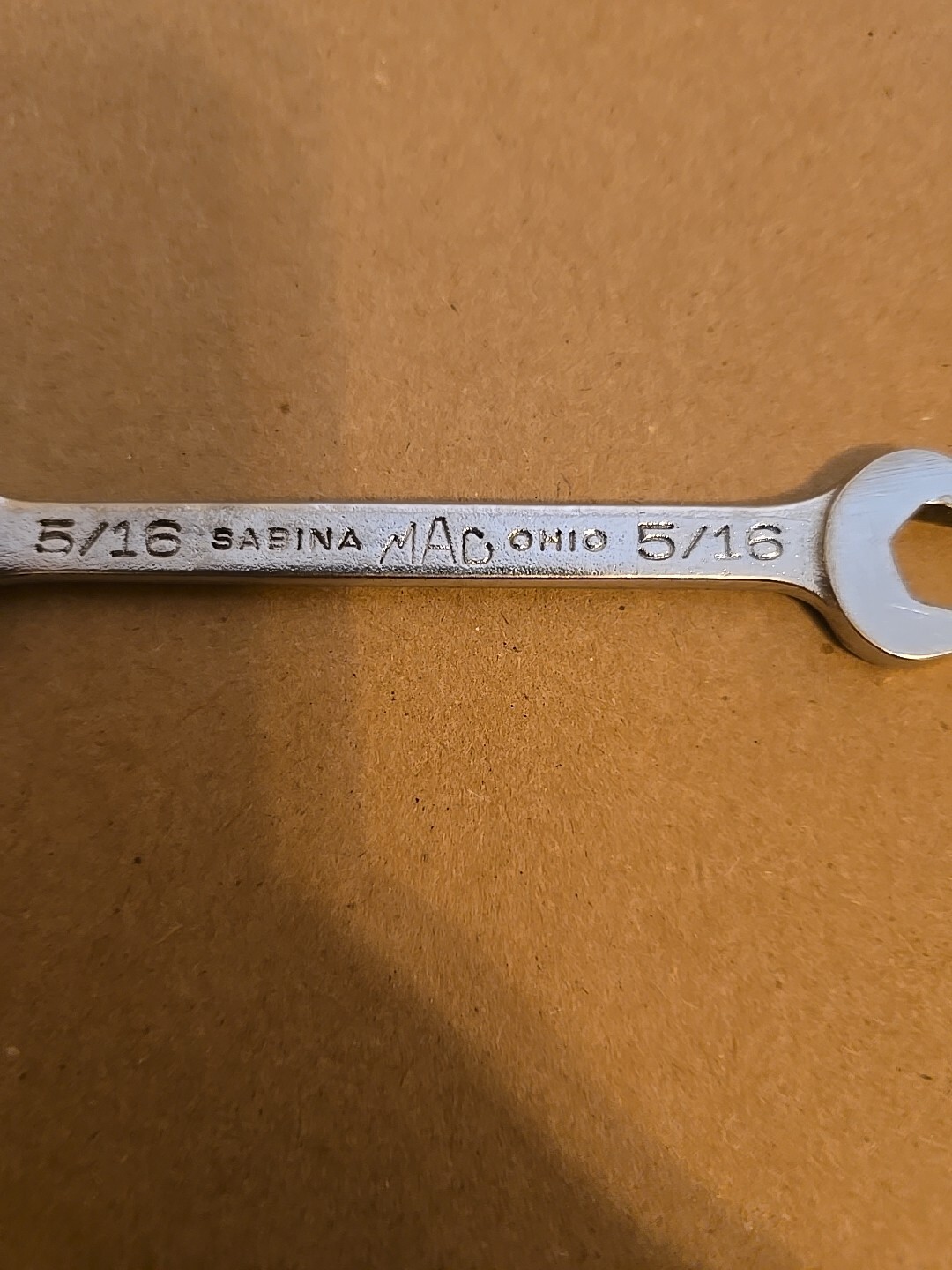 Mac Tools Sabina 5/16″ 6PT Chrome Midget Combination Wrench CH10