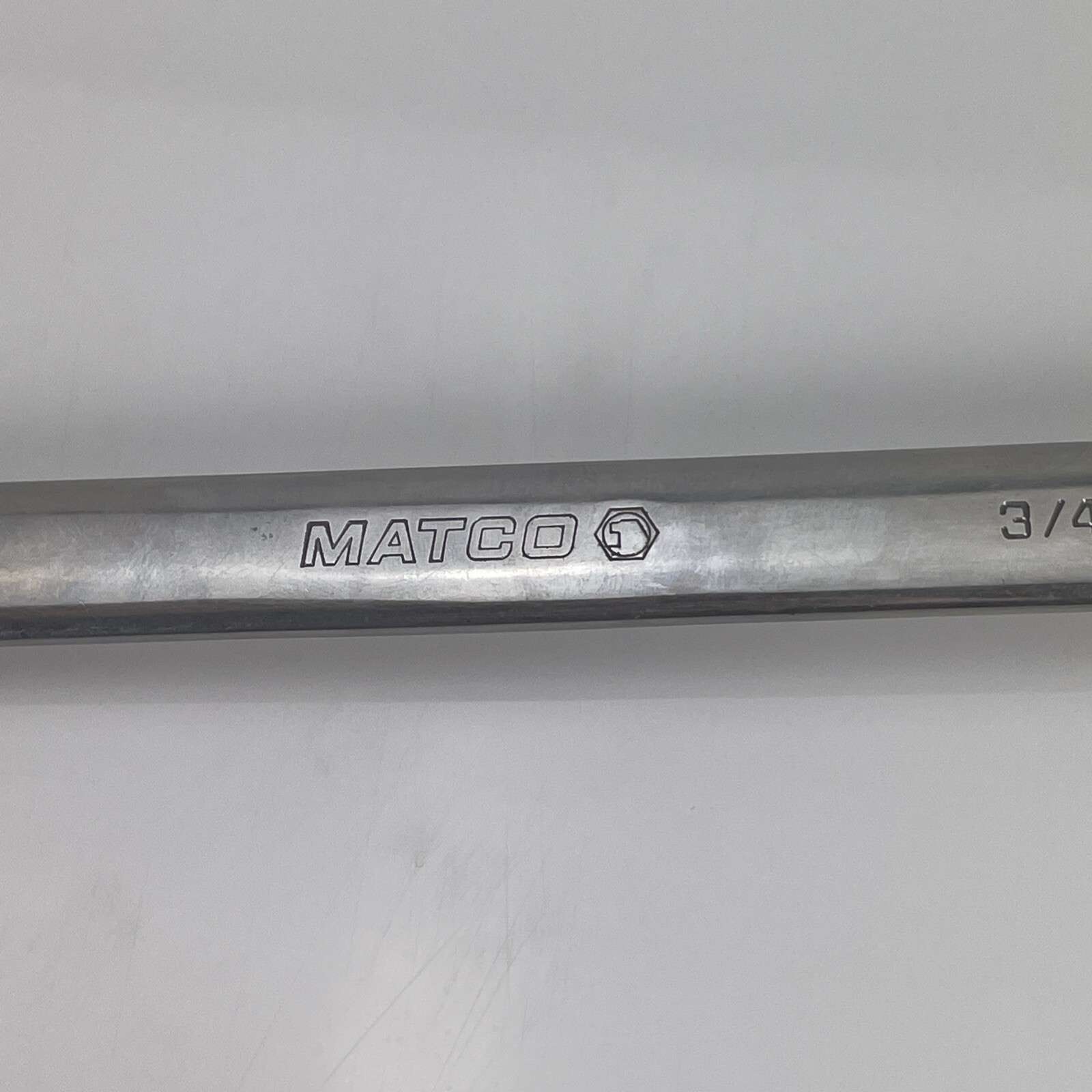 Matco Tools USA Made RBL2024 SAE 5/8″ x 3/4″ Double Box End Wrench, 12 Point