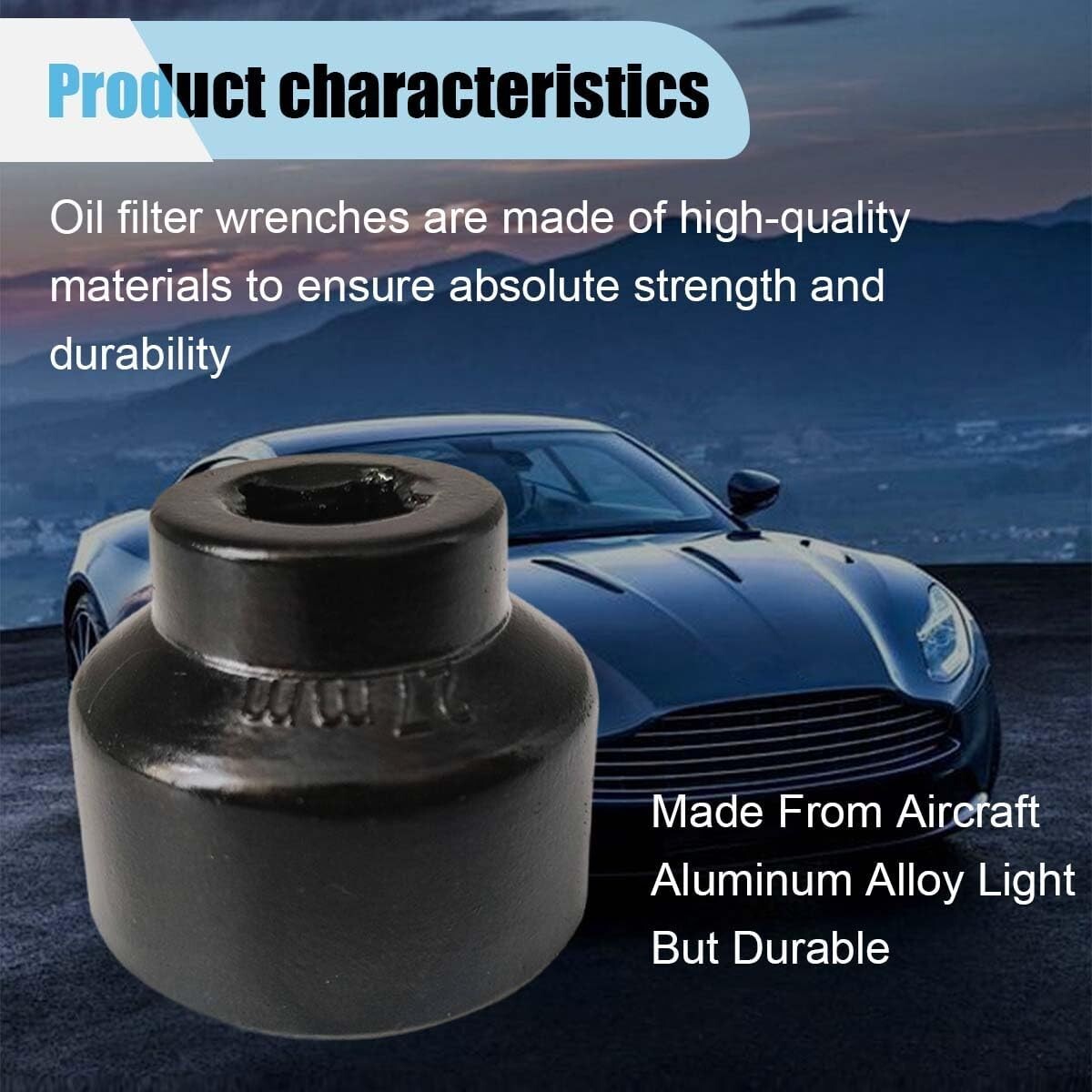7Pcs 3/8″ Drive Oil Filter Socket Set Cap Wrench Removal Installer Tool Kit New