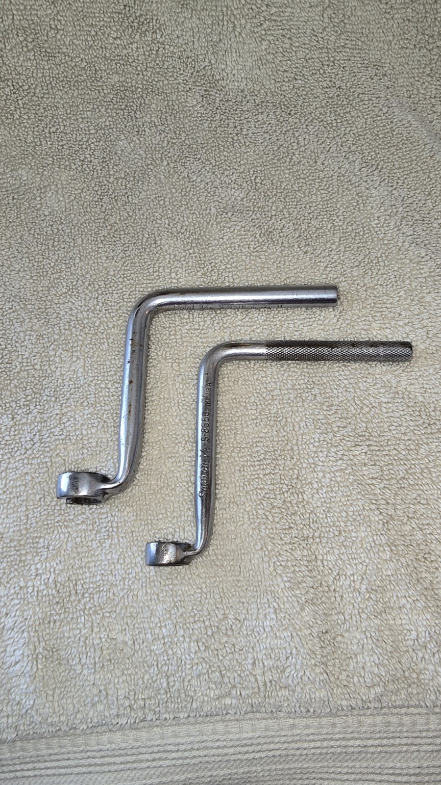 Snap-On S-8558 1/2″ & Blue-Point S-9516 9/16″ 90 Degree Distributor Wrenches