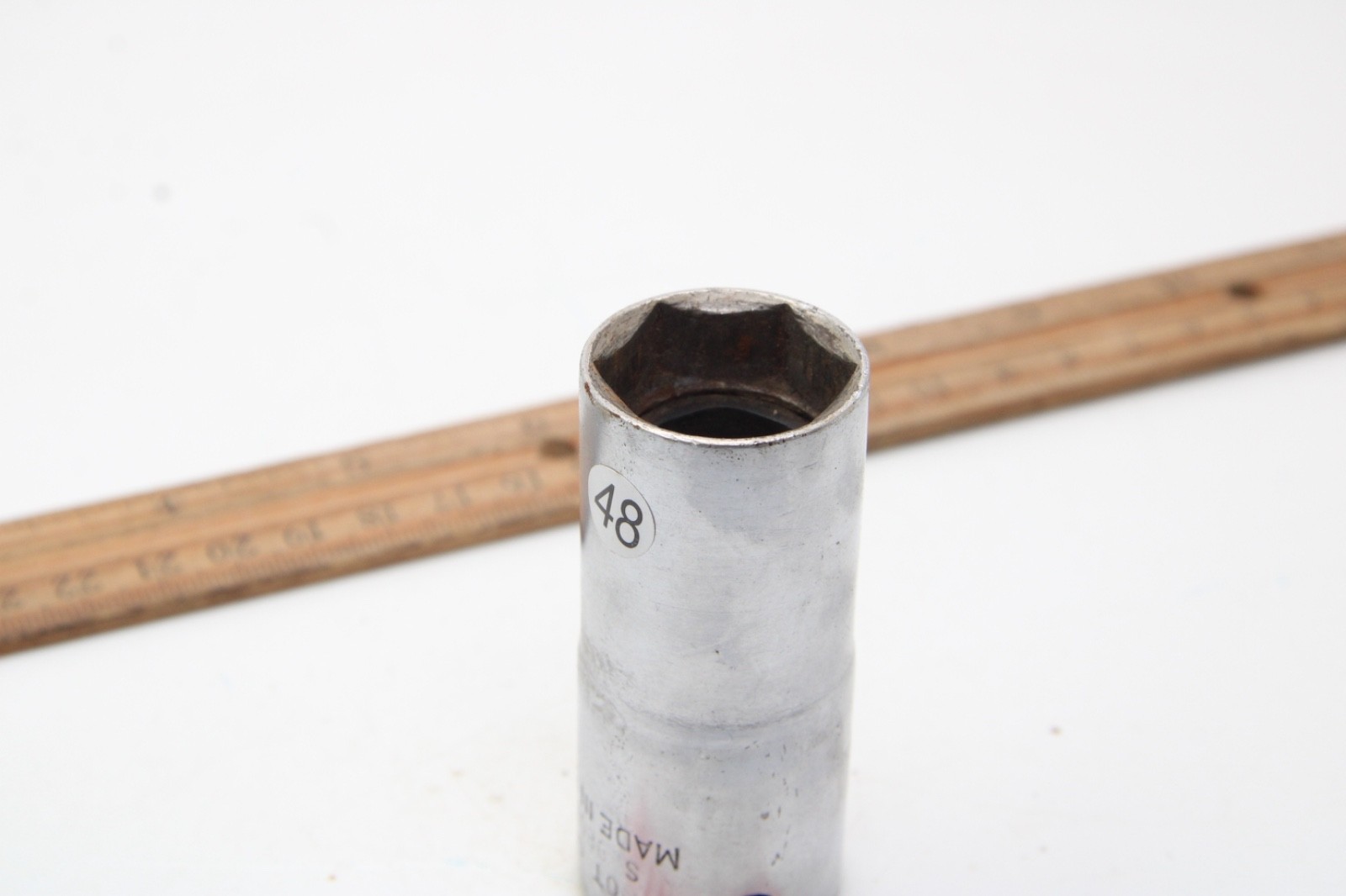 Snap-on UNMARKED S-9803-B Not Guar 7/8″ 6 Point 1/2″ Drive Spark Plug Socket USA