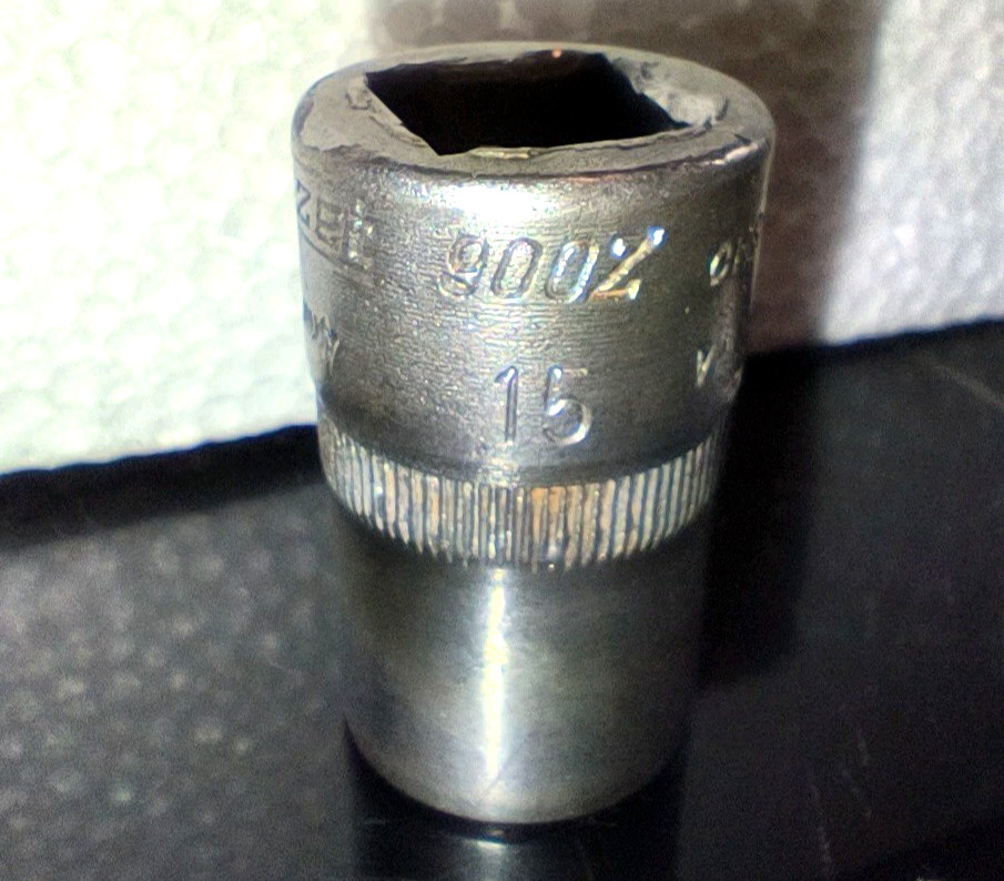 Hazet 900Z-15 15mm 12 Point Socket Insert 1/2″ Drive Germany