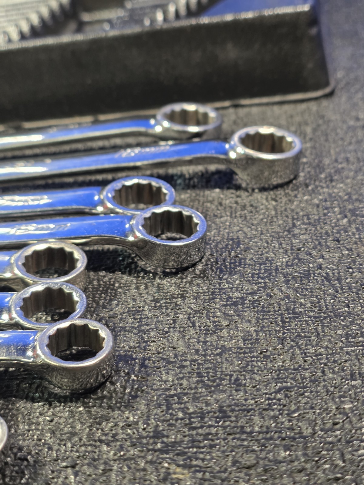 Snap-on OEXM710B 10mm-19mm 10-Piece Flank Drive Chrome Combination Wrench Set