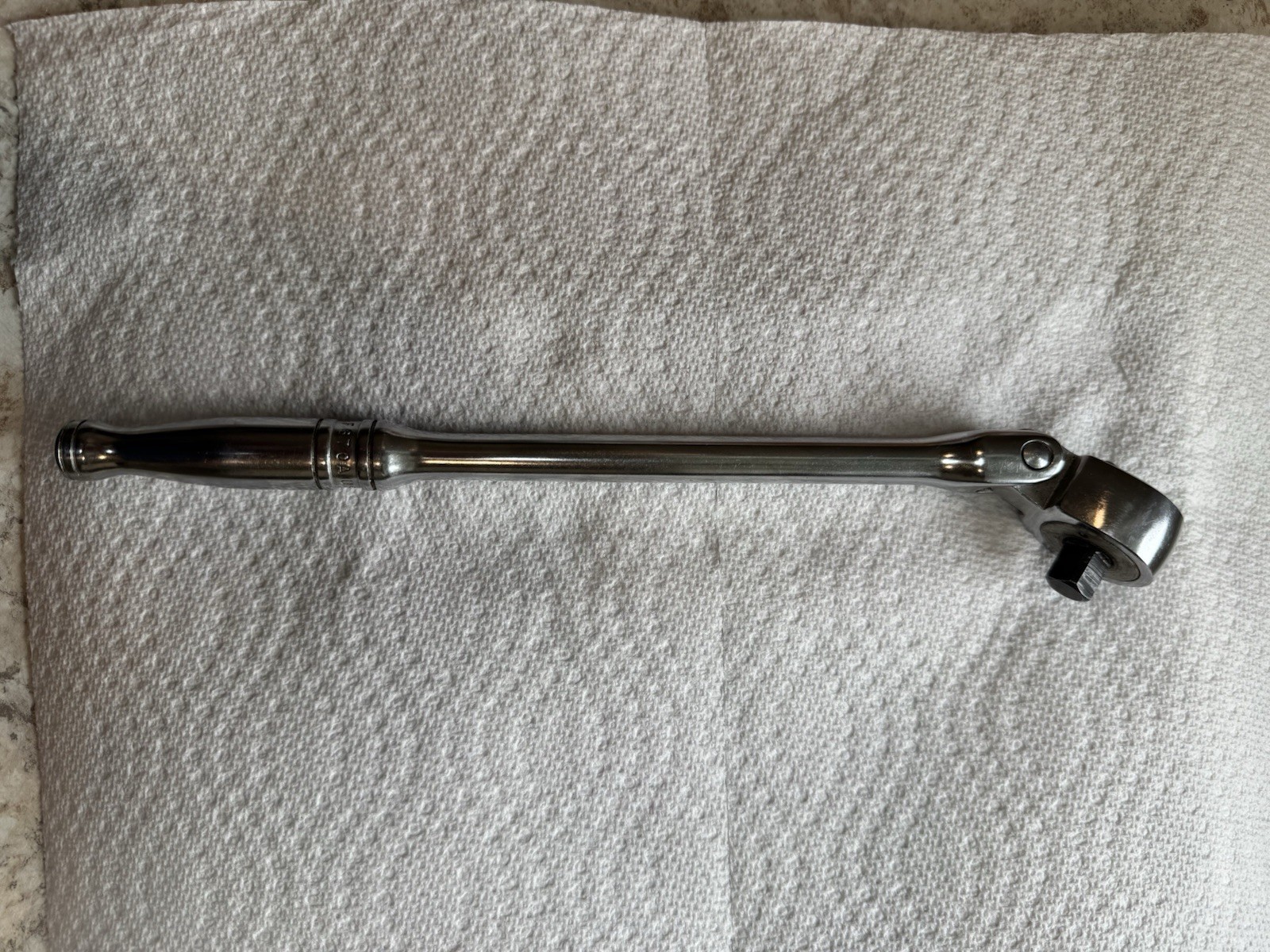 Vintage Snap-On 3/8” Swivel Head Ratchet. F670-A