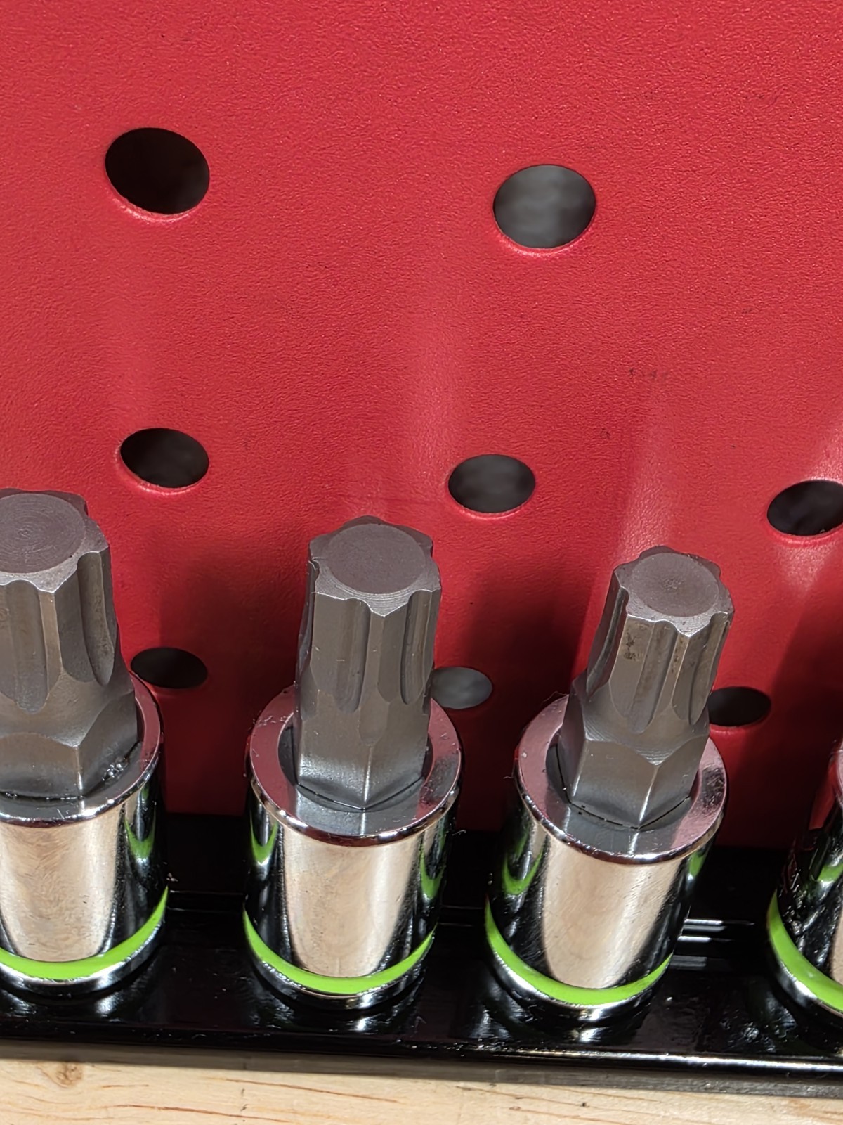 GRIPEDGE HEX Bit Socket Set 7-Piece 4-10mm 3/8» Drive Short RPT Hex Set