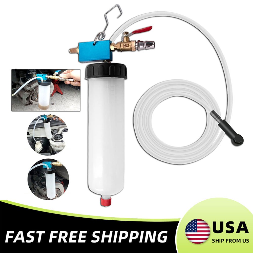 Car Vehicle Vacuum Brake Bleeder Tank Fluid Oil Change Pump Equipment Tool Kit .
