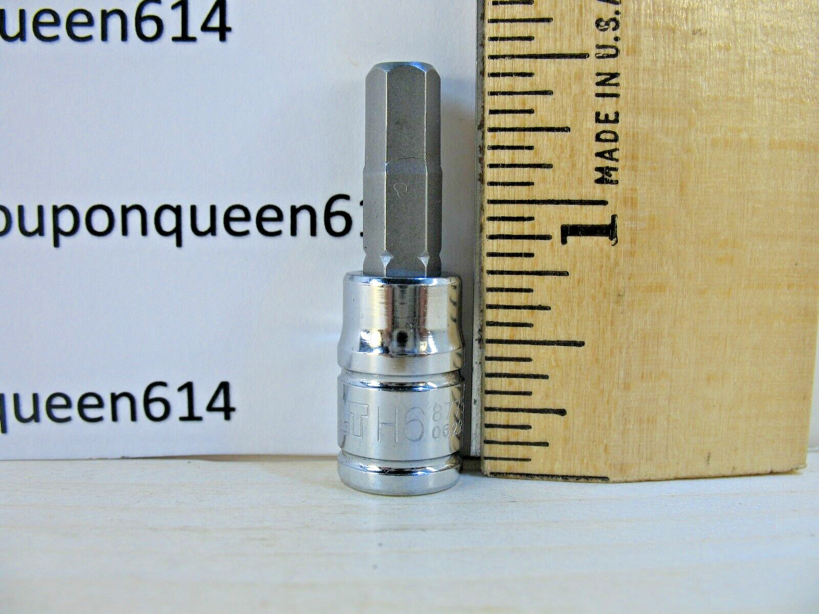 KOBALT 87754-0622, 1/4″ Drive Hex Bit Socket H6mm – Brand New