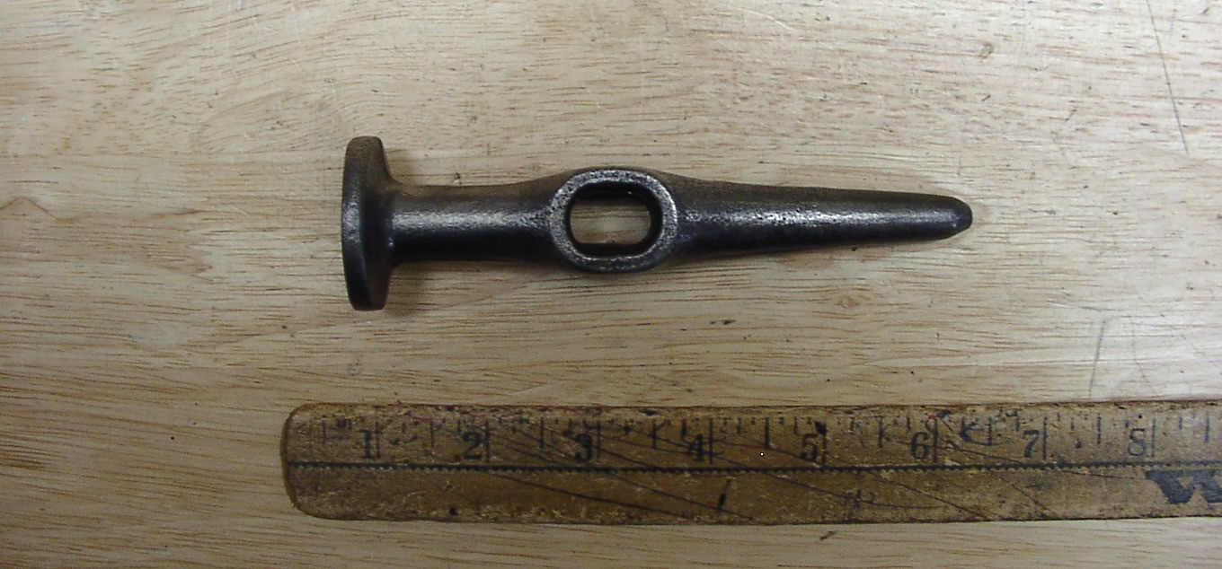 Vintage Unbranded 9.5oz. Auto Body Dinging Hammer Head,5-7/16″,1-7/16″ Face,VGC