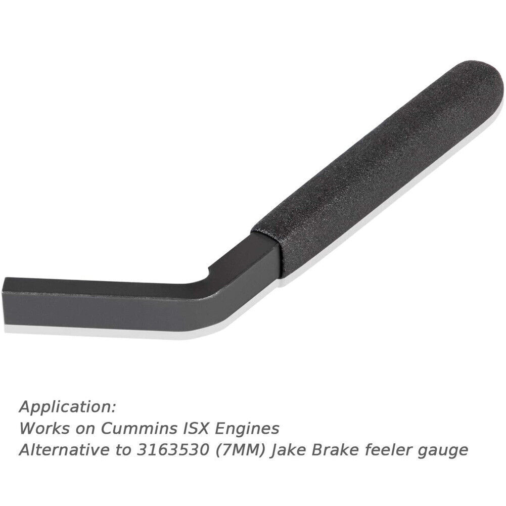 Engine Brake Adjustment Tool 7MM/3163530 Jake Brake Feeler Gauge for Cummins ISX