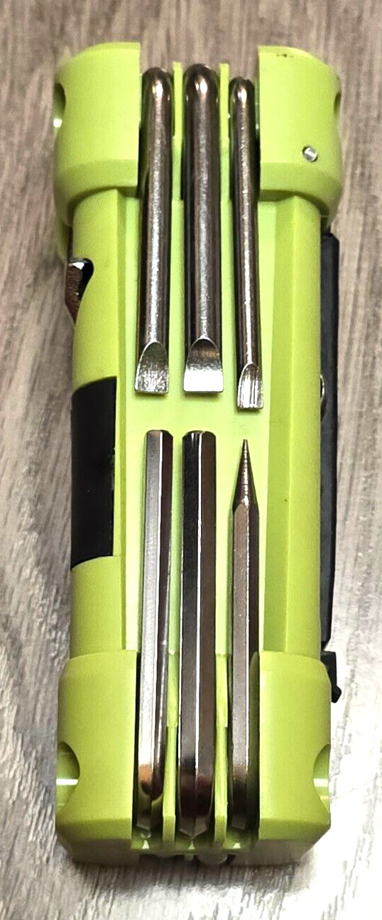 16-in-1 Folding Tool Set w/4″ Adjustable Wrench & Sockets for Bike or Motorcycle
