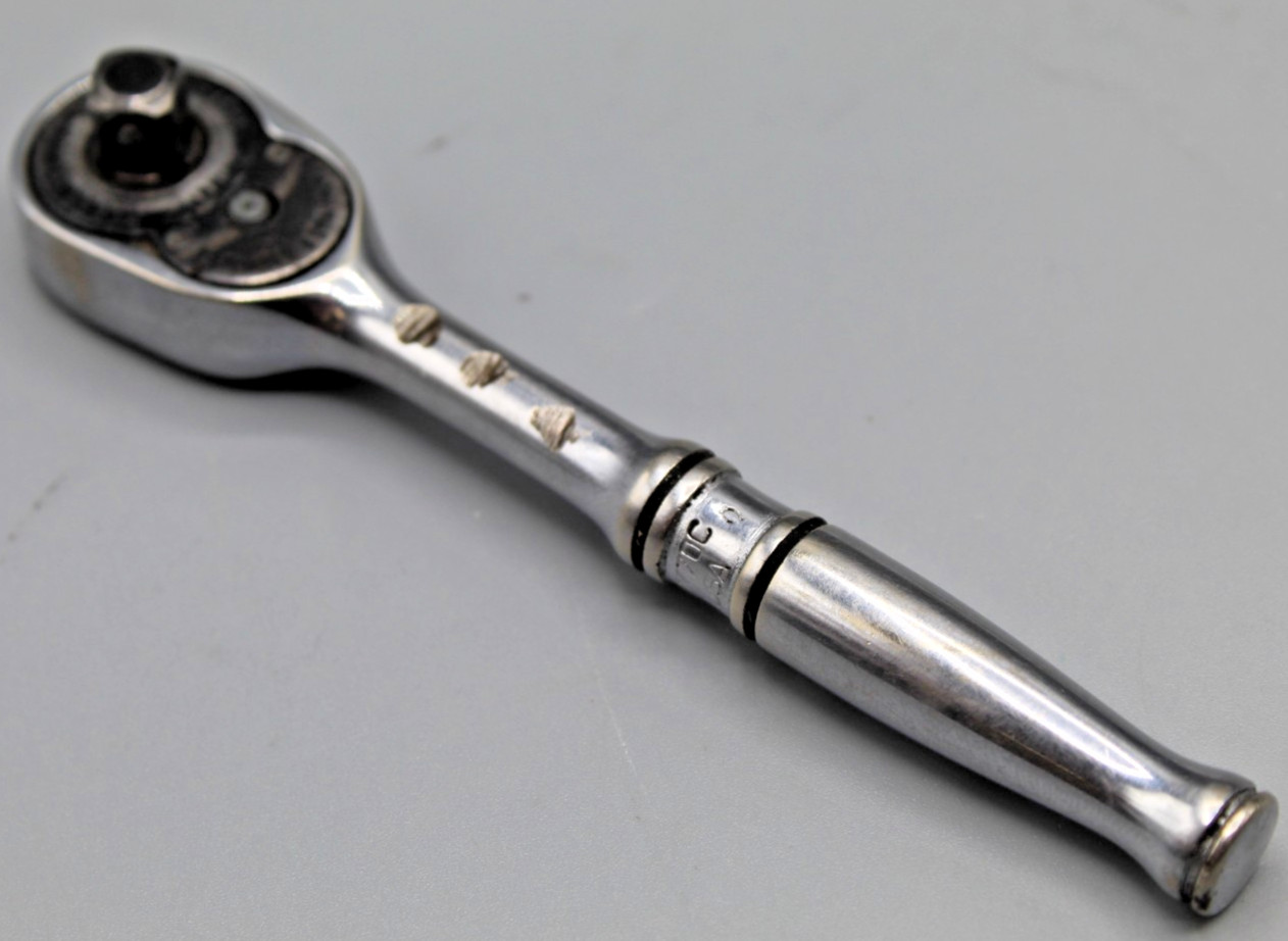 Snap-On Tools TM70C 1/4″ Drive 4″ Ratchet *Pre-owned* FREE SHIPPING