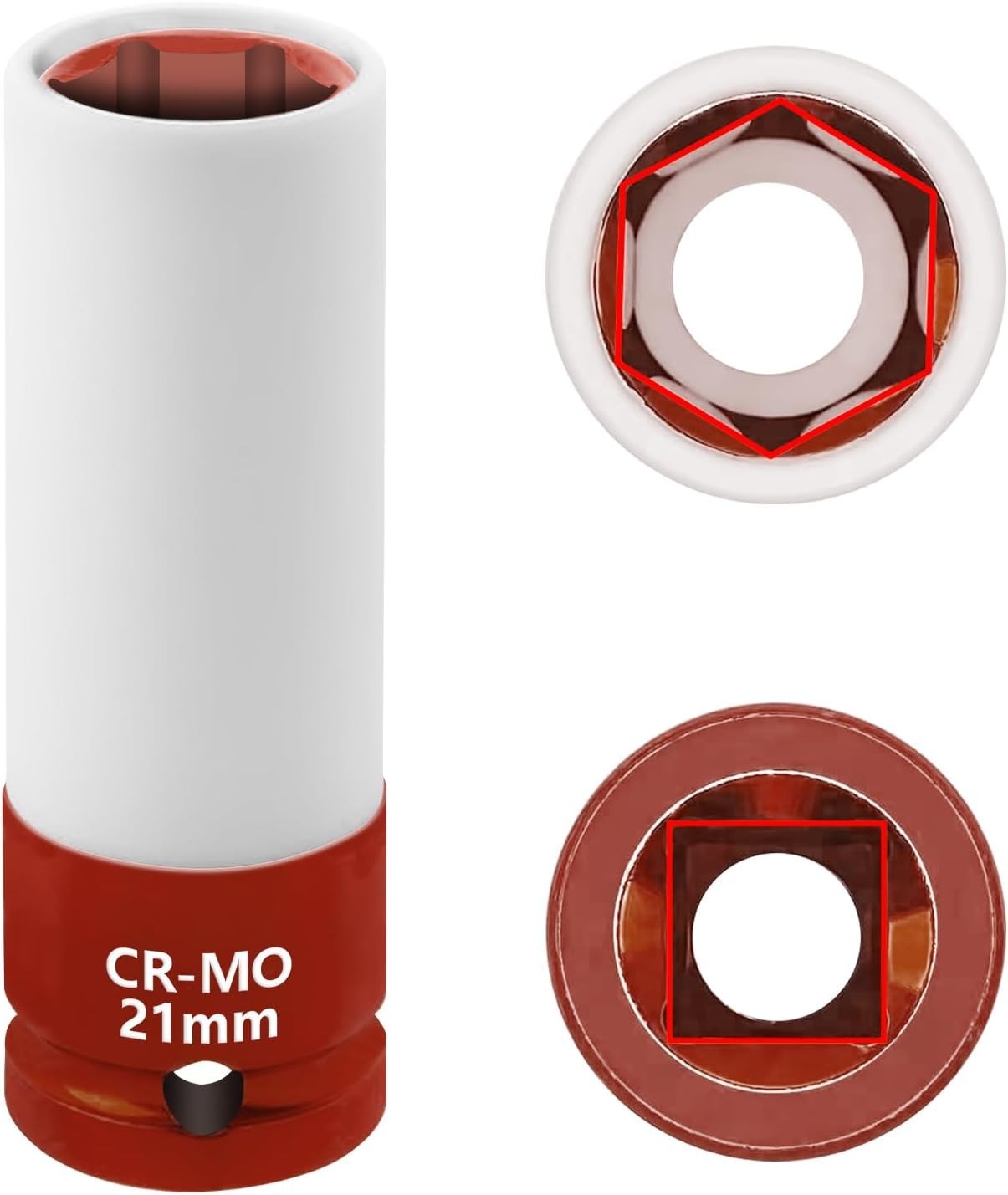 21mm Impact Socket, 1/2″ Drive Wheel Protector, Lug Nut Tool