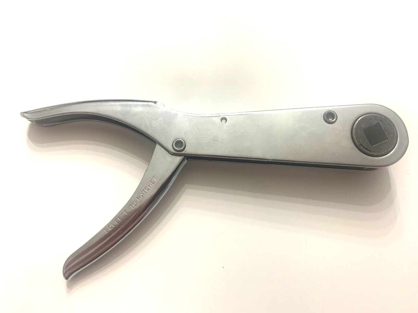 Crick It Squeeze Handle Ratchet with bits. Davenport Tool Co.