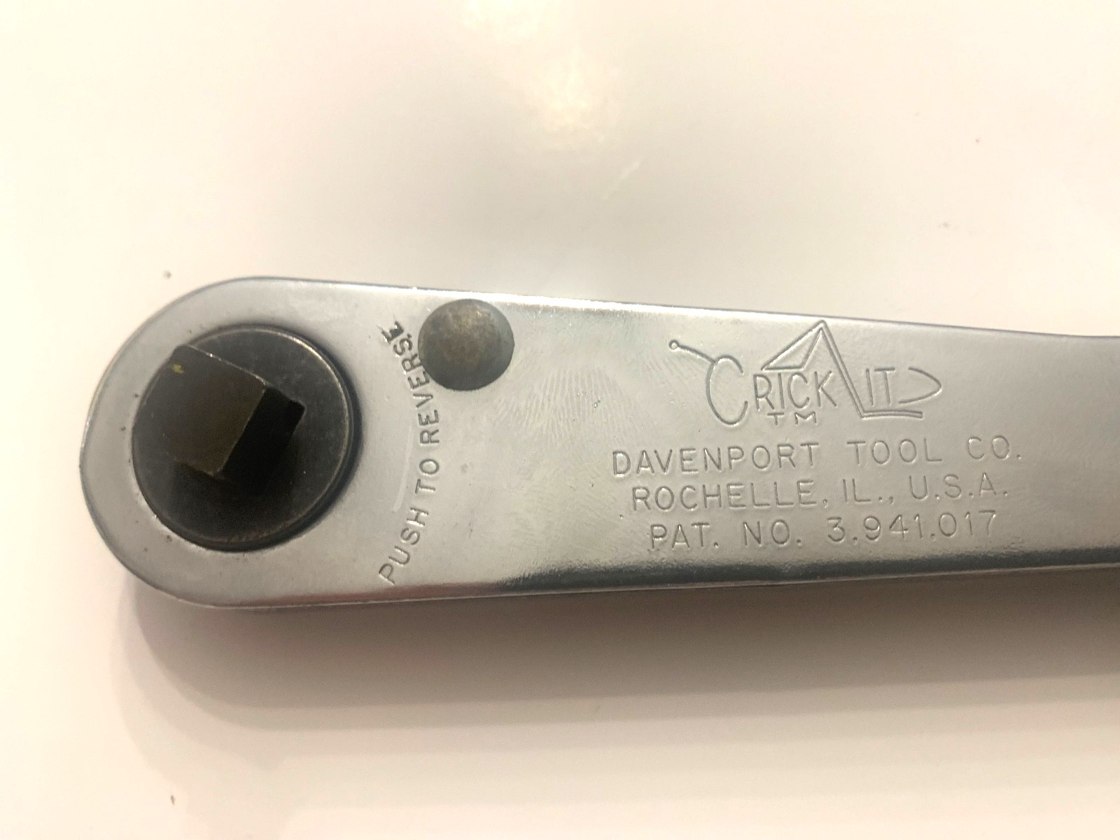 Crick It Squeeze Handle Ratchet with bits. Davenport Tool Co.