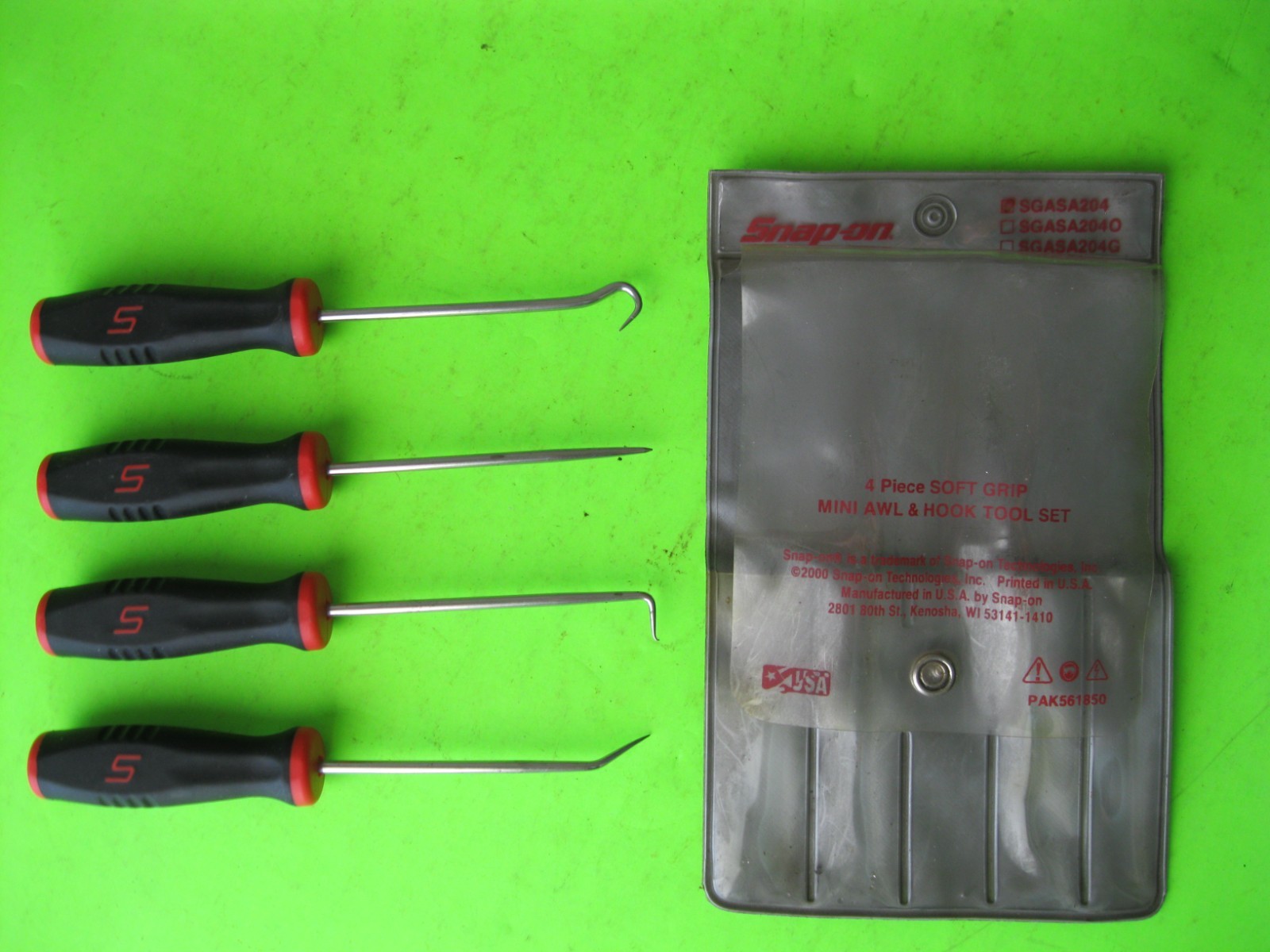 Snap On Mini Soft Grip Awl Hook Pick Set USA