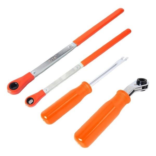 Automatic Slack Adjuster Release Tool Kit 4 Pcs for Truck Trailer Brake Systems