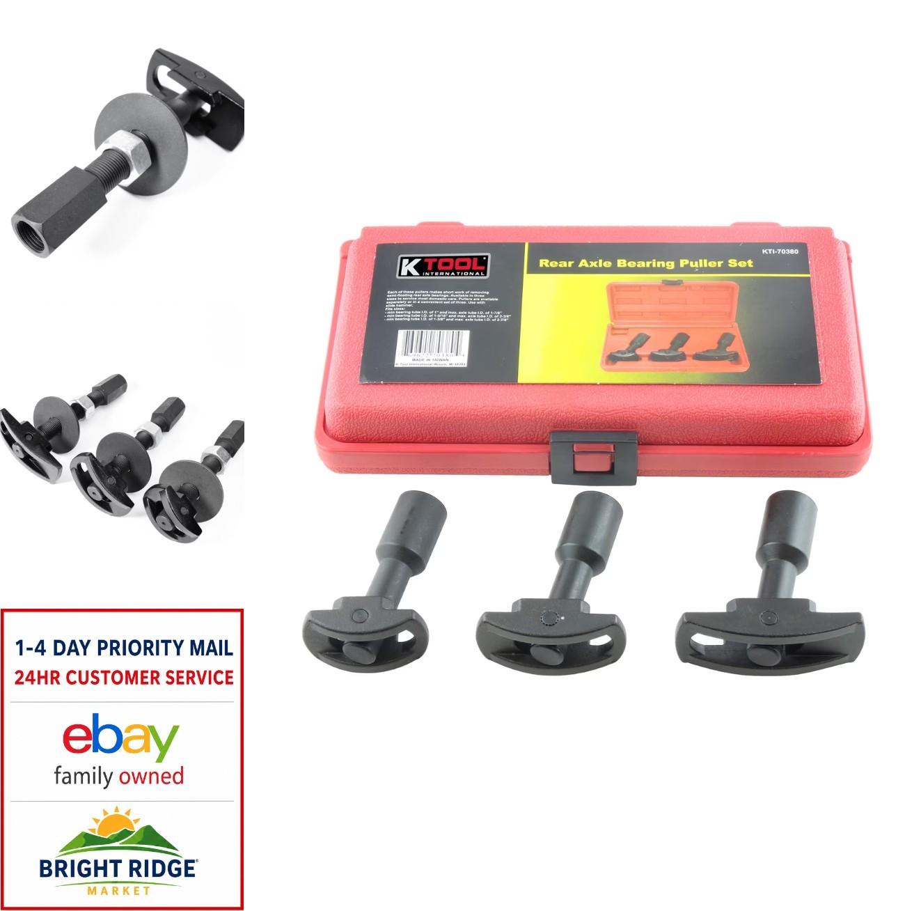 Rear Axle Bearing Puller Kit For Automotive Hub Removal Tool Set