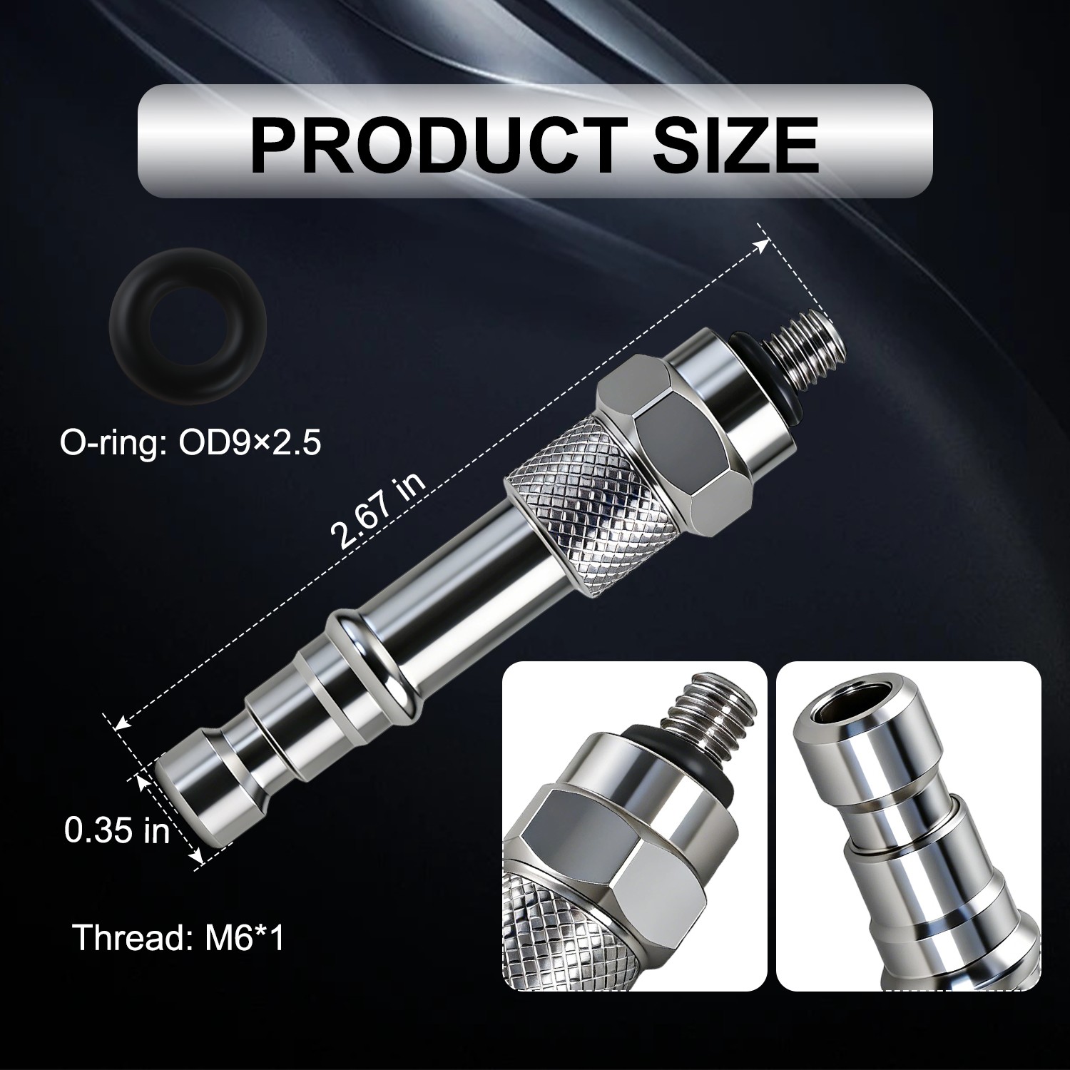 Corrosion Resistant ATF Fill Tool for 8L90 2015-2020 GM 51190 DT-51190
