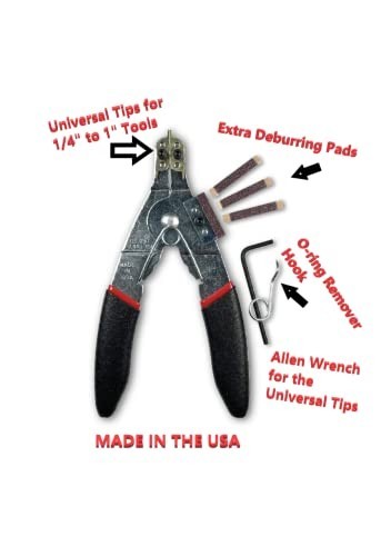 Snap Ring Pliers Kit 1/4 3/8 1/2 Inch ClipKey Retainer O-Rings Impact Wrench