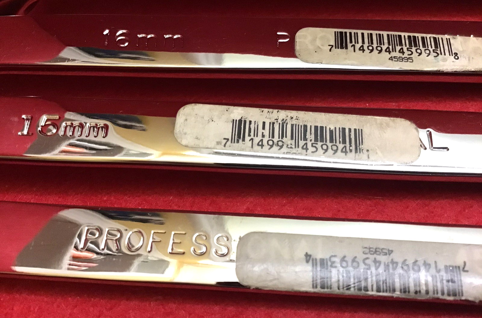 NEW CRAFTSMAN PROFESIONAL 13 PIECE COMBINATION WRENCH SET 12PT METRIC 7mm – 19mm
