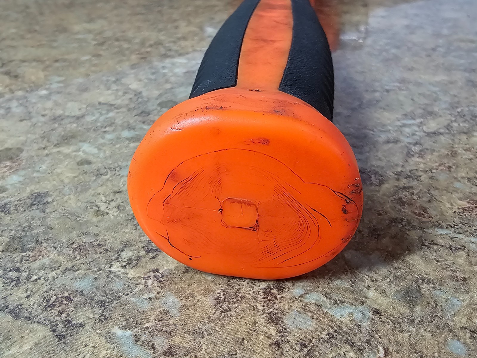 Snap On HBBD40 40oz Dead Blow Ball Peen Hammer Orange Pre-owned