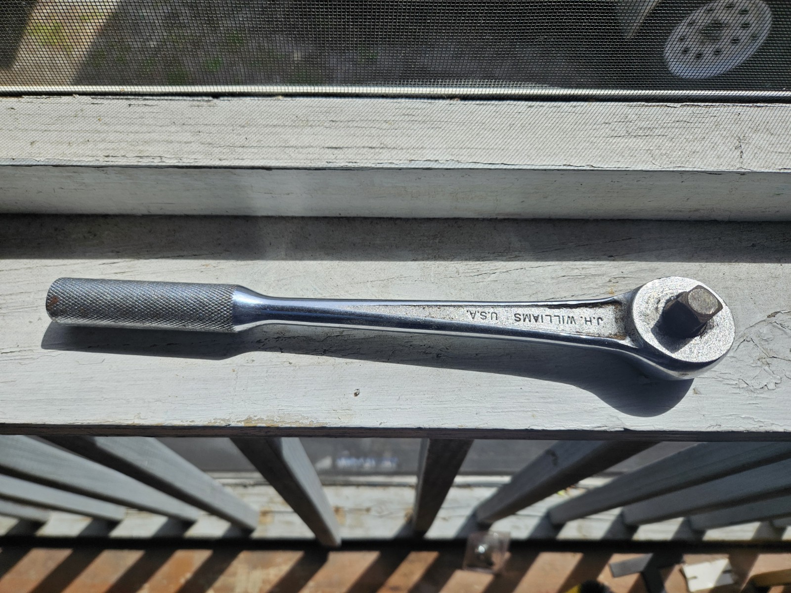 J. H. Williams S-52 1/2″ Drive Ratchet Superratchet USA Vintage