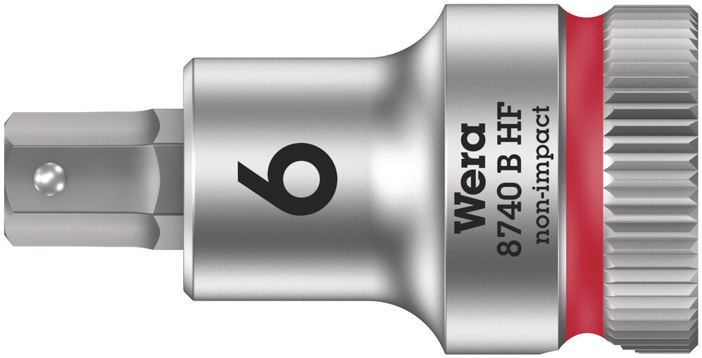 Wera 003035,8740 B HF Zyklop Bit Socket With Holding Function,3/8″ Drive,6x35mm