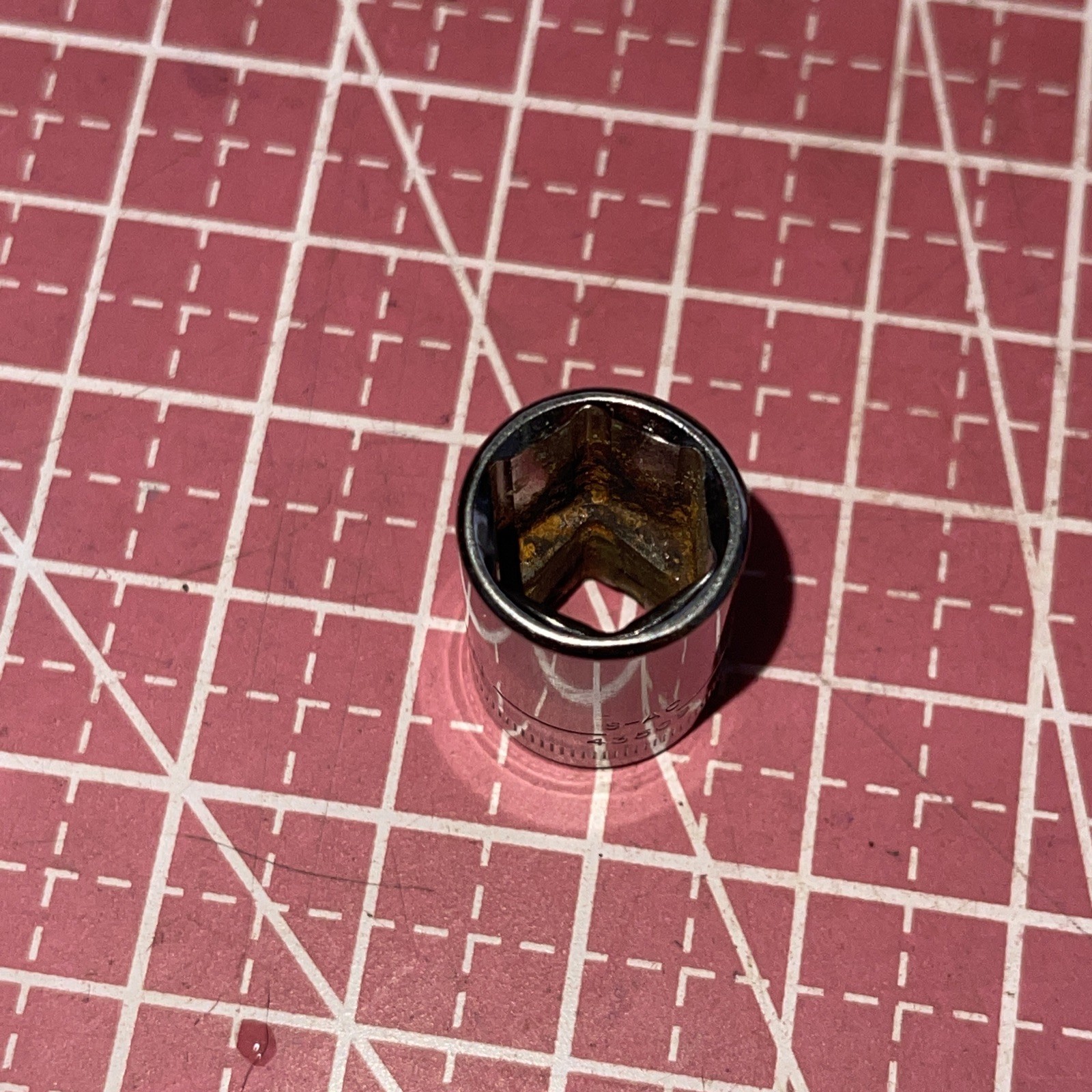 Craftsman 43509 S-AC 11 MM Metric 1/4 Drive 6 Point Socket SAC 11MM