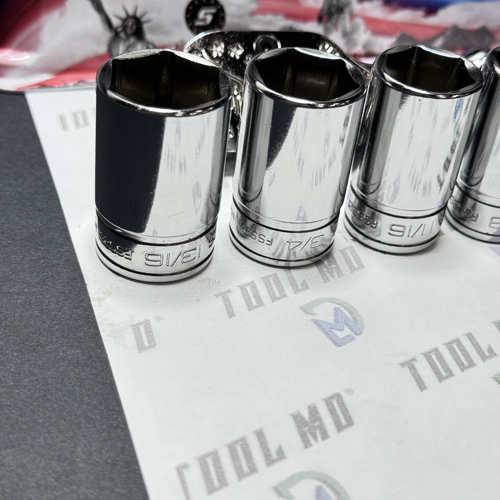 Snap-on Tools USA NEW 13pc SAE Special Edition USA 250 Celebration Set FHD100AM