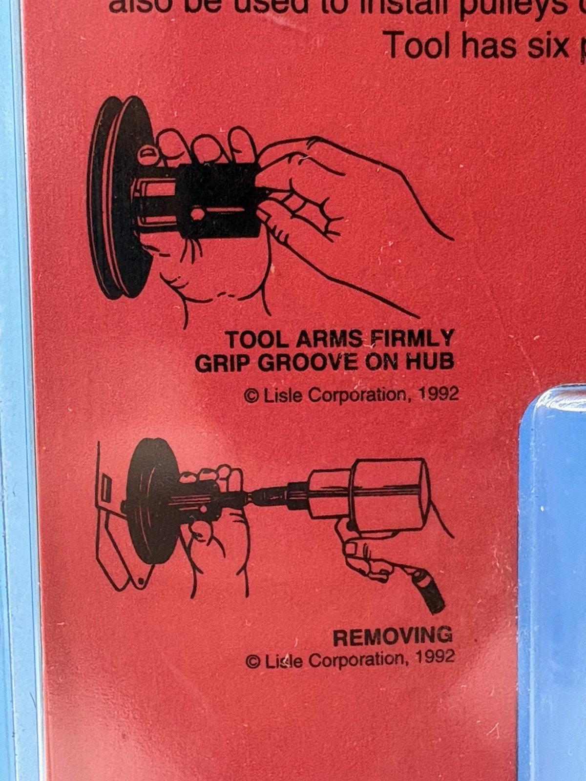 Lisle 40000 Pulley Remover/Installer – Power Steering, Alternator, Air Pump