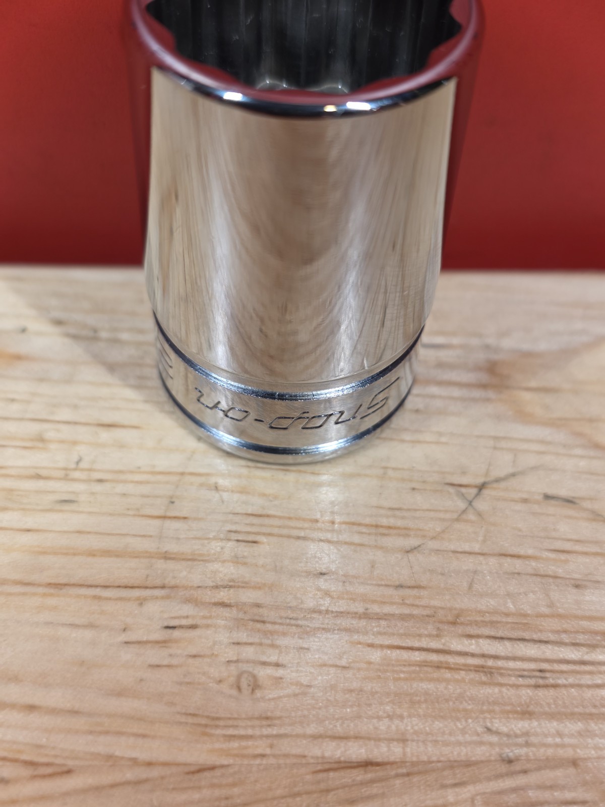Snap-on Tools FDS251 25/32″ NICE 3/8″ Drive 12-Point SAE Semi-Deep Chrome Socket