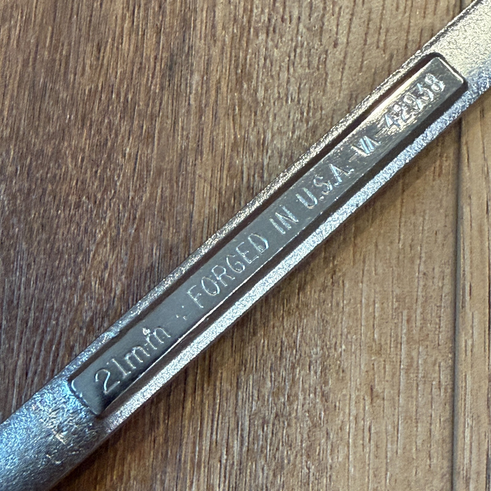 Craftsman Tools USA 42938 VA Metric 21mm Chrome Combination Wrench 12 Point