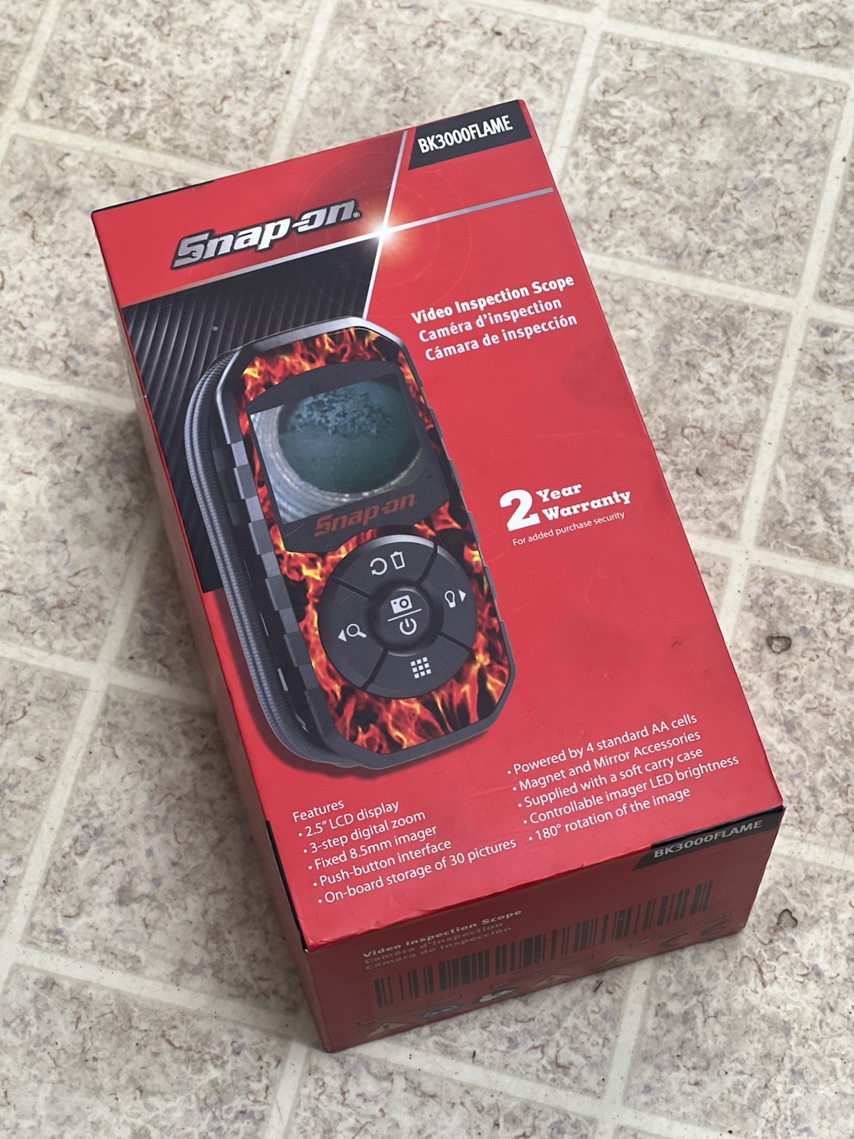 Snap On BK3000FLAME video inspection scope camera