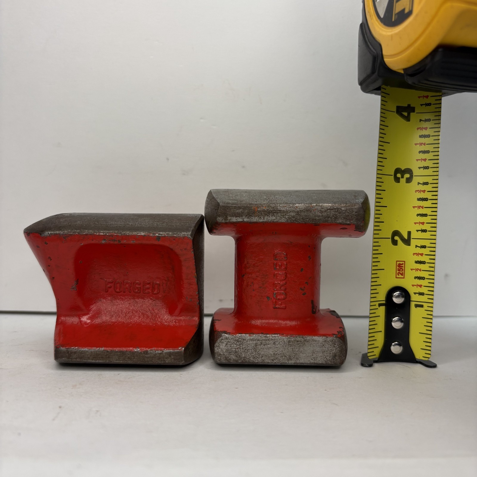 Anvil Hand Dolly Set (2-Piece) – Good Condition, Forged, 1lb 12oz & 1lb 14oz