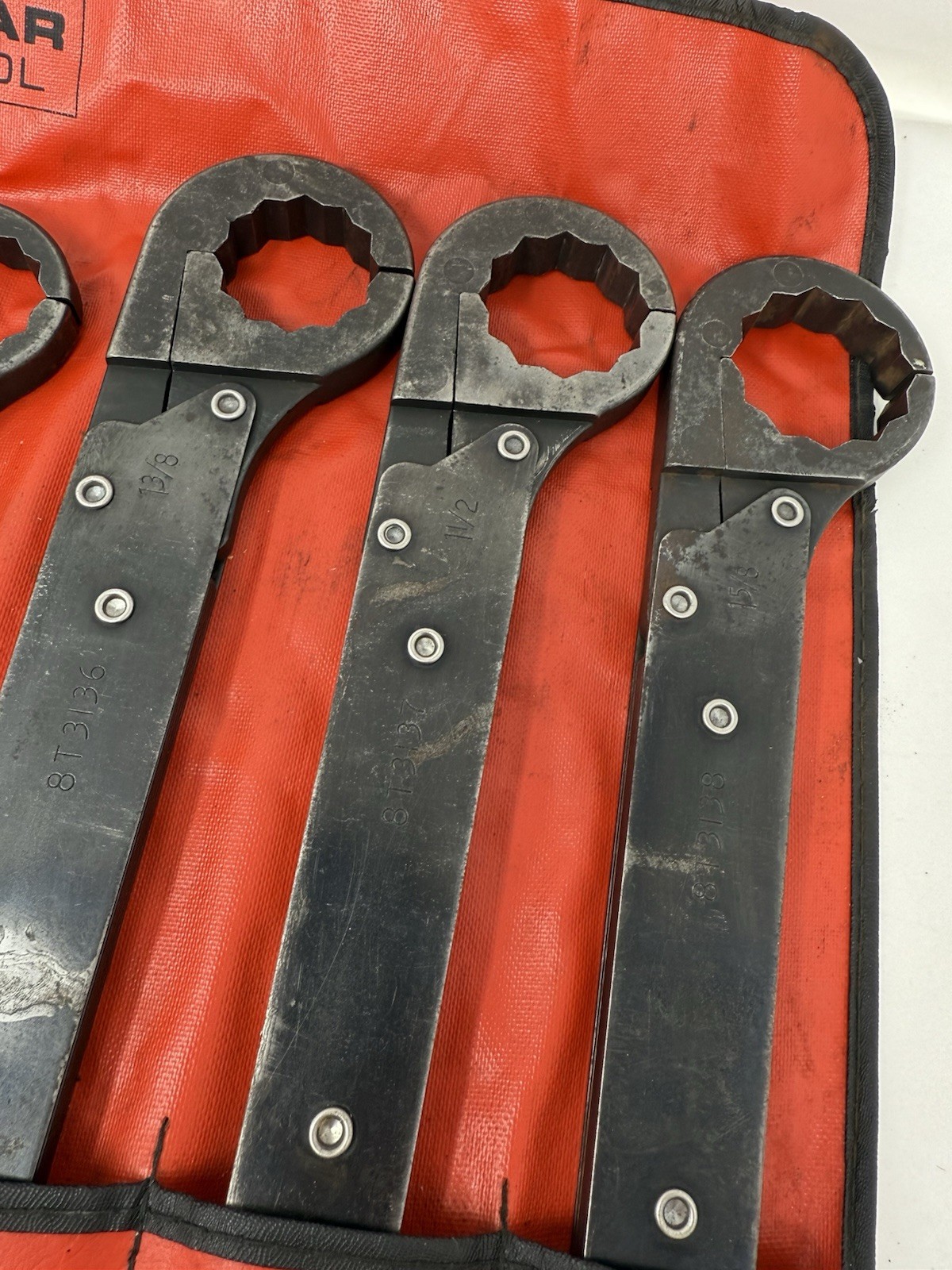 Caterpillar Service Tool Large Ratcheting Flare Nut Wrench Set 8T3227 AS IS*