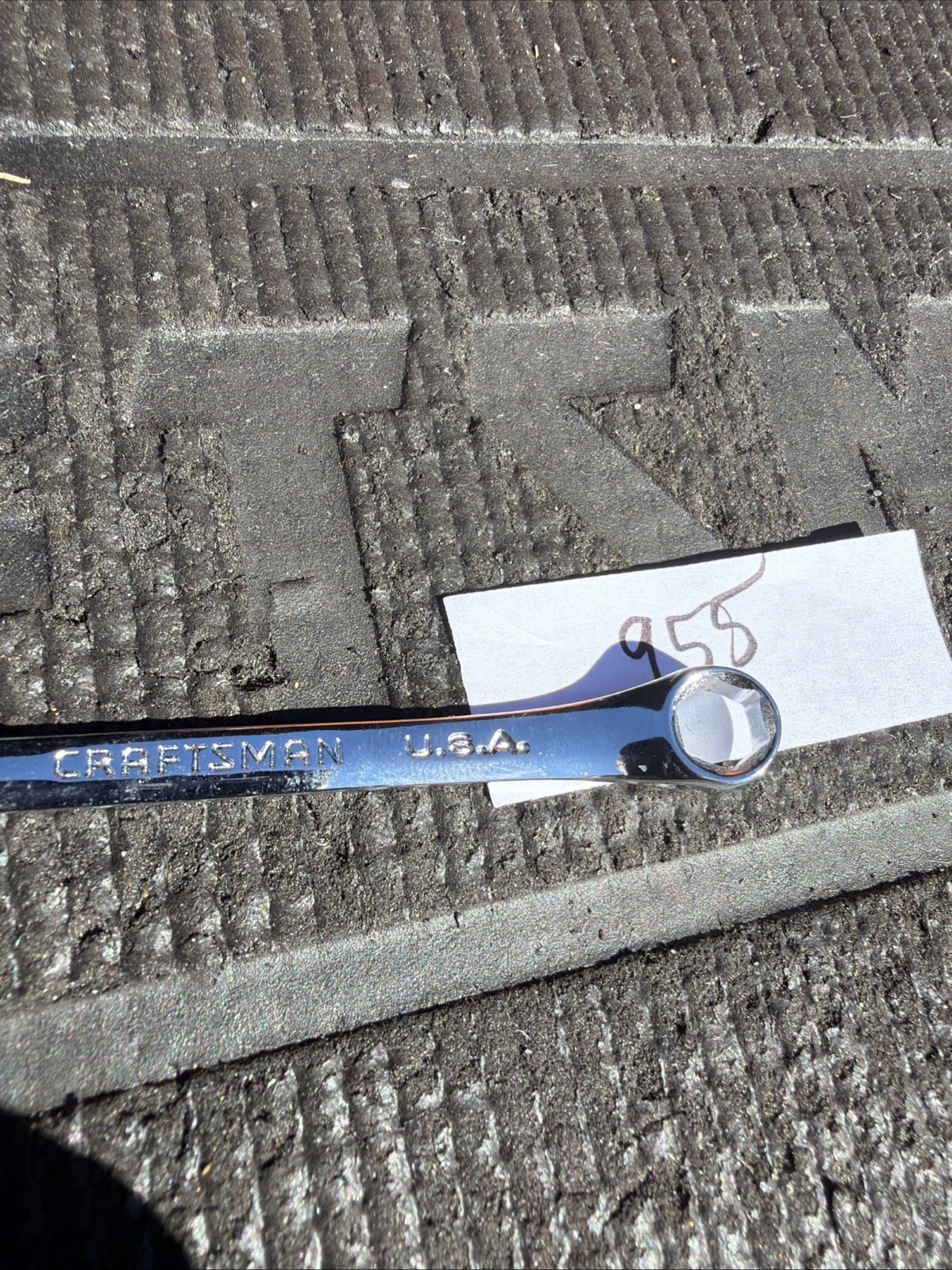 Sears Craftsman Professional 5/16” Full Polish Combination Wrench 44955 Rare