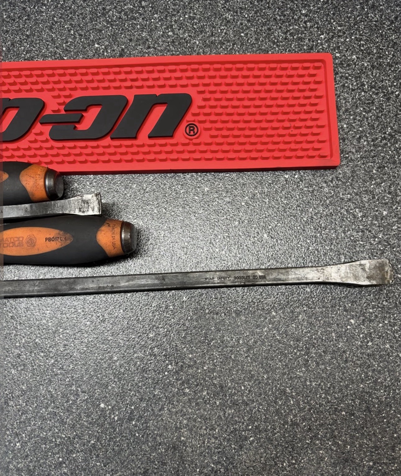 Matco Tools PBR Series 4pc Orange Striking Pry Bar Set