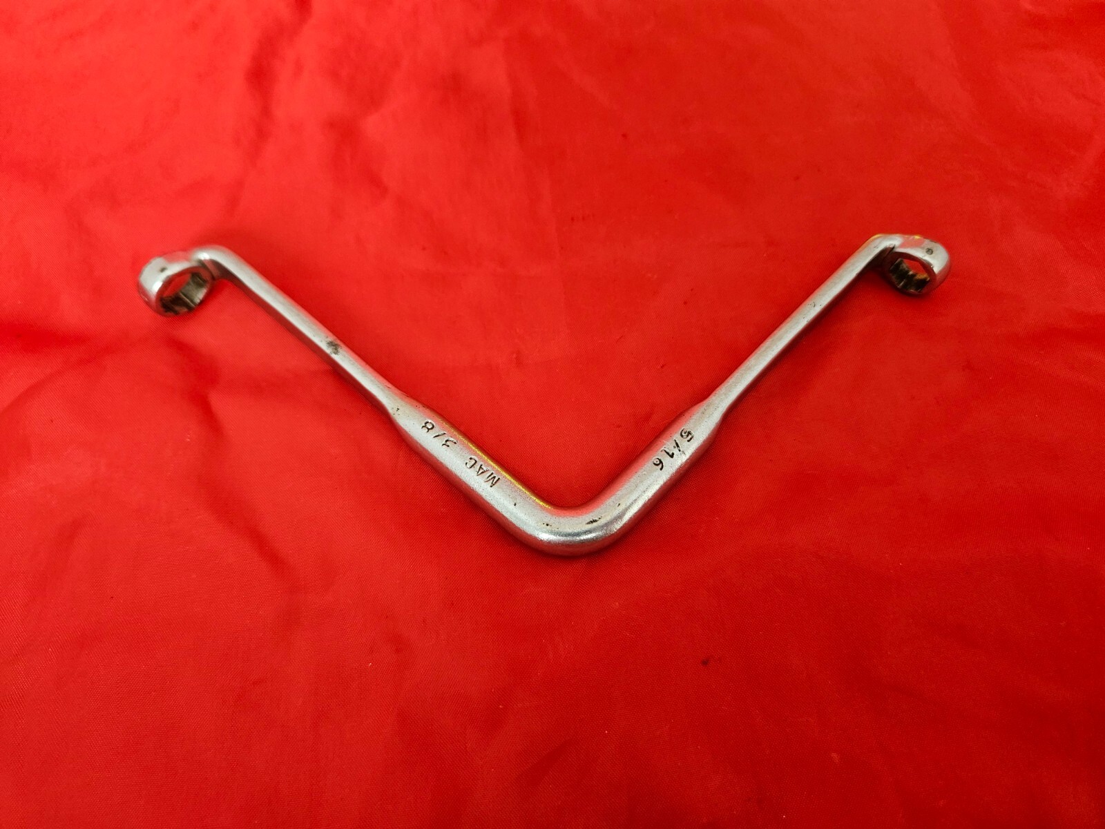 MAC S134 5/16″ x 3/8″ 6 Point Brake Bleeder 90 Degree Double Box Wrench USA S10