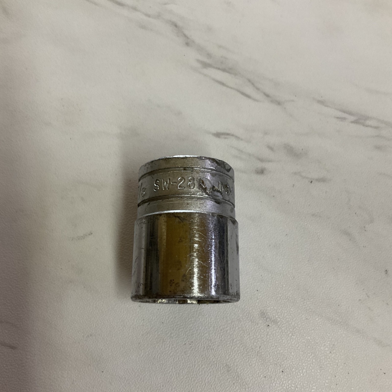 Snap-on 7/8” Shallow Socket 1/2” Drive 12-Point SW281 Vintage USA !!SHIPS FREE!!