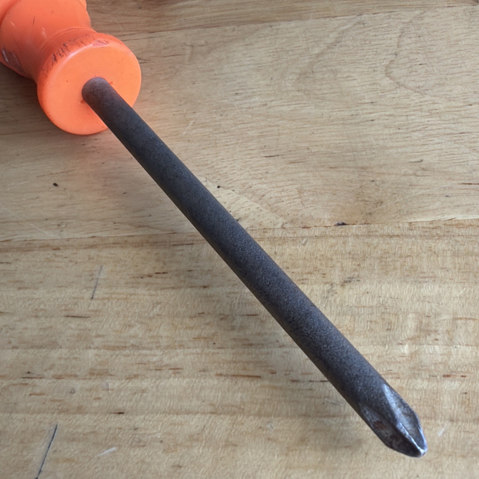 Craftsman P2 No. 2 Phillips Screwdriver Orange Handle 7.75″ OAL H WF 41555 USA
