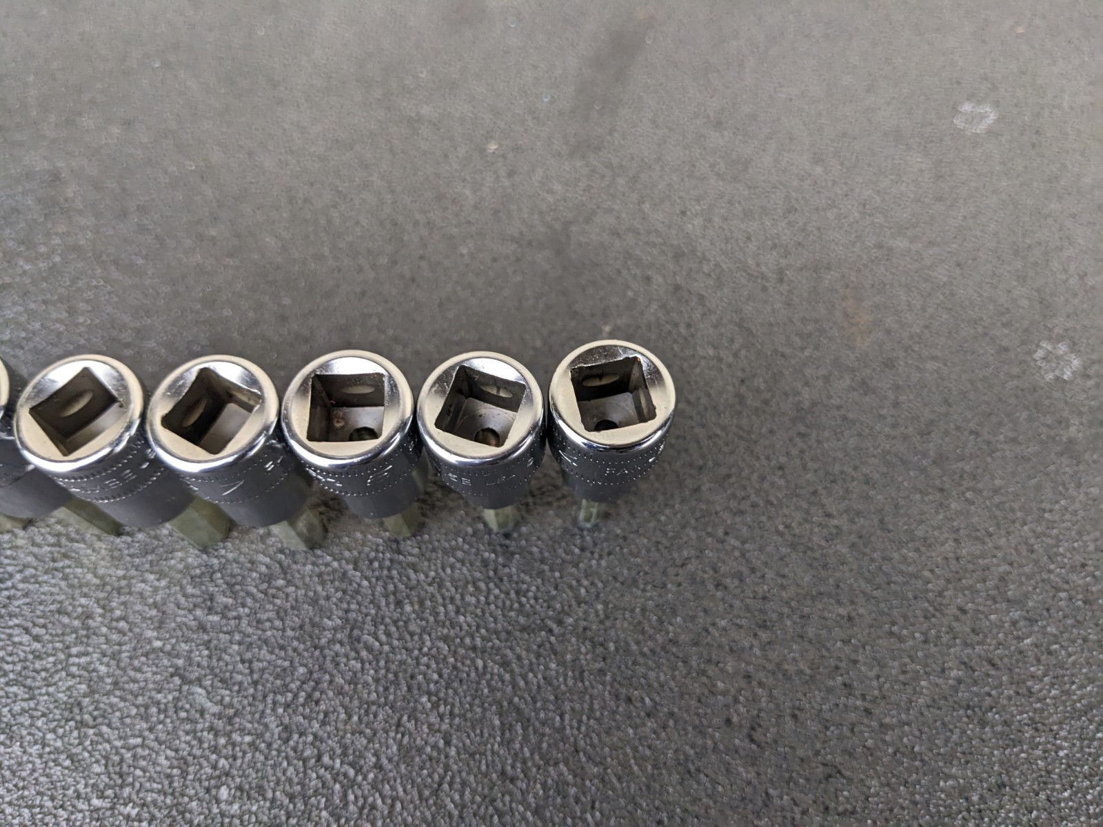 #bp501 Snap On Tools 7 Piece 3/8″ Drive Hex Bit Socket Set 4MM-10MM 207EFAMY