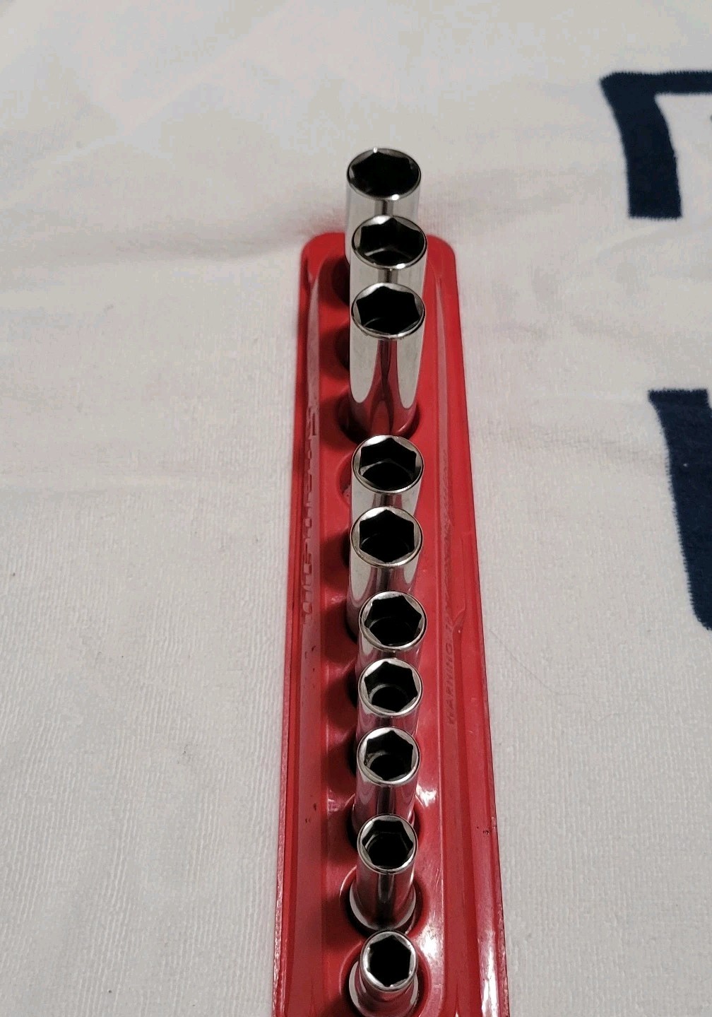 Snap-On SFM 9mm-19mm 3/8″ Drive 11 Pieces 6-Points Metric Deep Socket Set (Used)