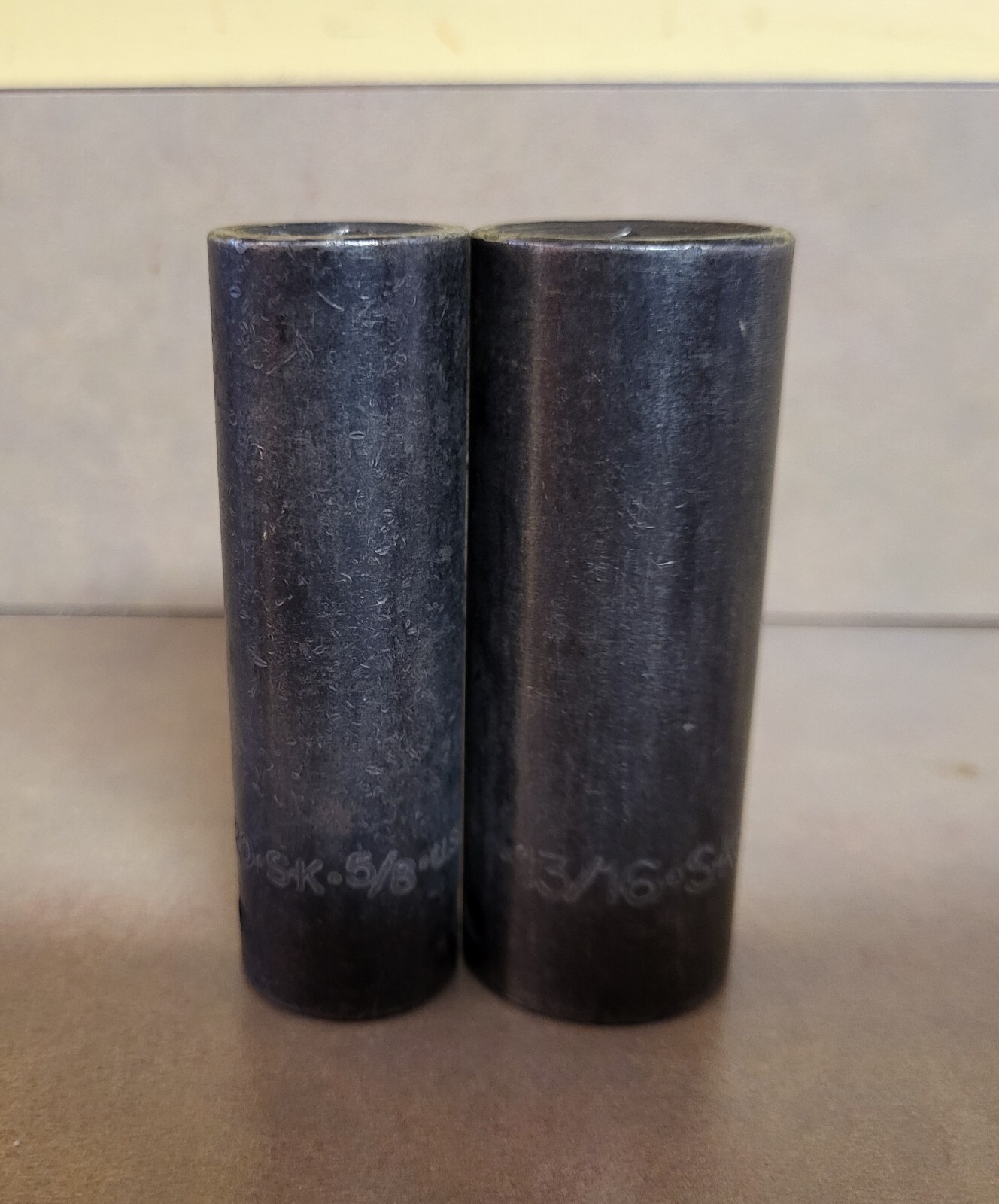 S-K TOOLS 1/2″ Drive SAE Deep Impact Socket PAIR 5/8″ & 13/16″ 6 Point USA