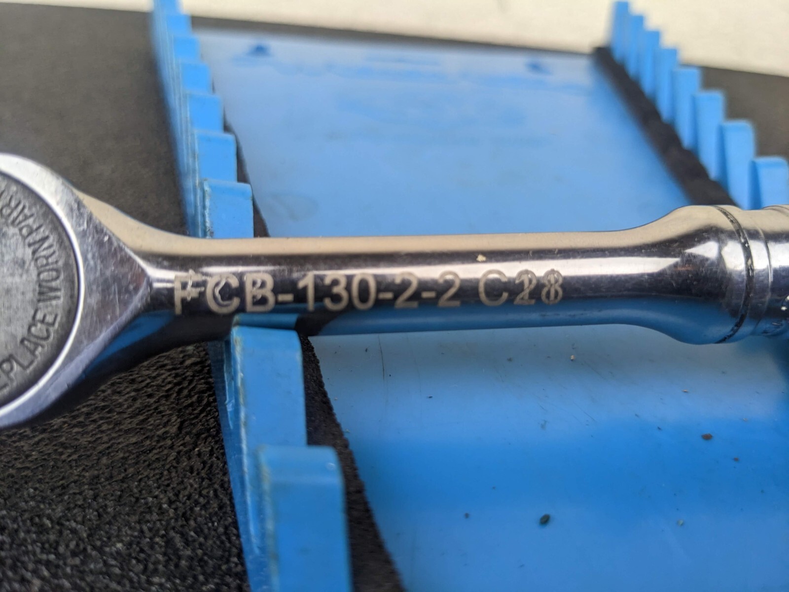 #bk307 Snap-on Tools Socket Ratchet 3/8″ Drive F80FOD F80 FOD Chrome 7″ USA